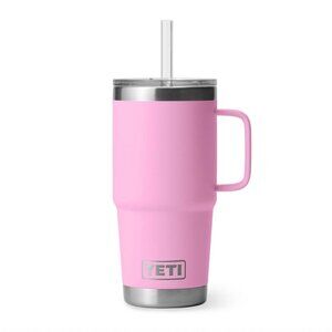 DISCONTINUED! YETI Rambler® 25oz Straw Mug--Power Pink